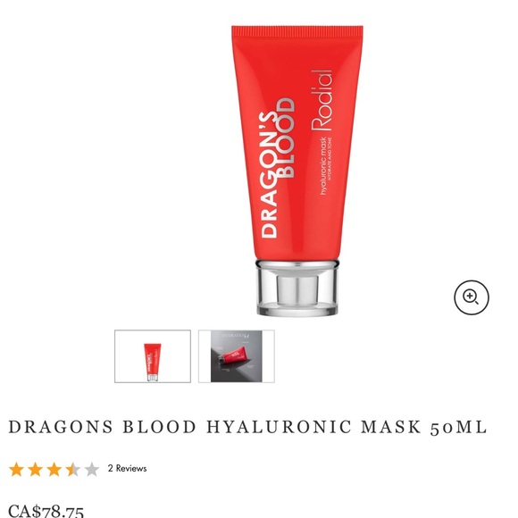 Radial Dragon’s Blood Hyaluronic Mask Hydrate and Tone 50ml - Picture 3 of 3